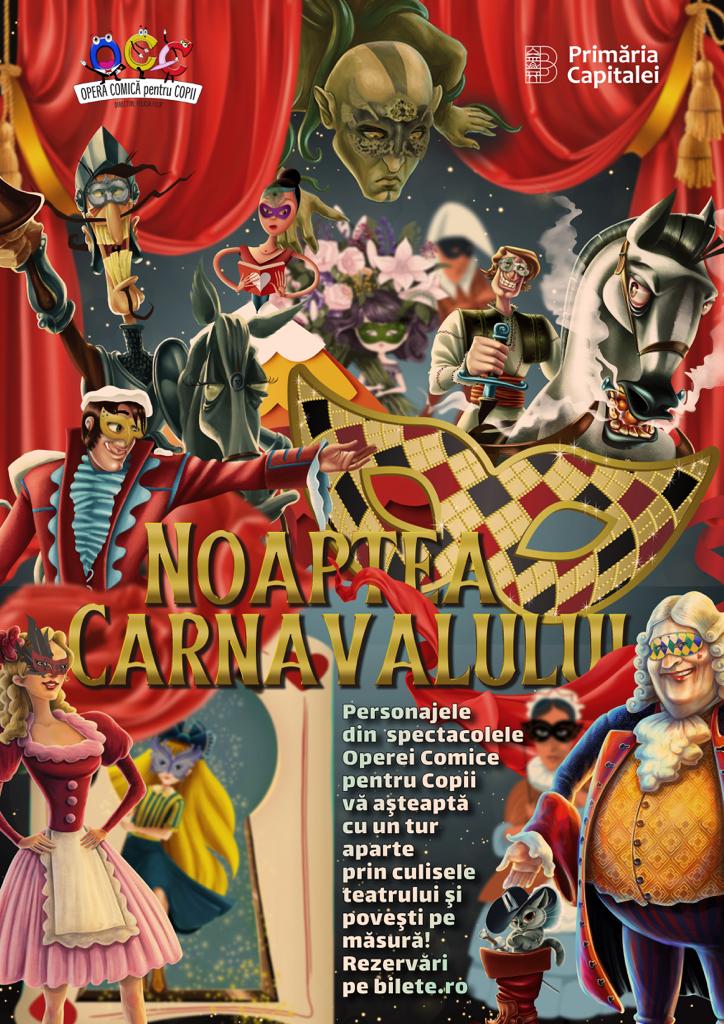 O nouă ediție a evenimentului „Noaptea Carnavalului”